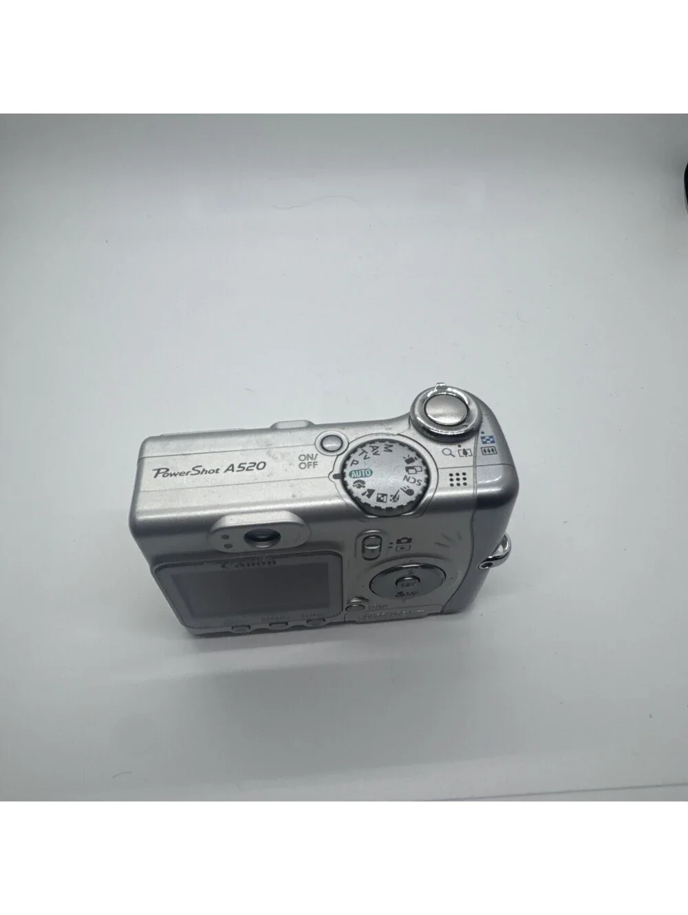 Canon PowerShot A520 4.0MP 4x Optical Zoom Digital Camera Silver - SP2